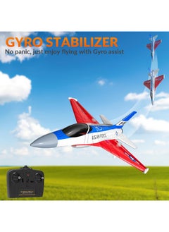 VOLANTEXRC Rc Plane F-16 Fighting Falcon - 2.4Ghz 2Ch Remote Control Airplane Jet Fighter Ready To Fly With Cool Lights, For Beginners, Boys And Girls (762-4)  - Image 2