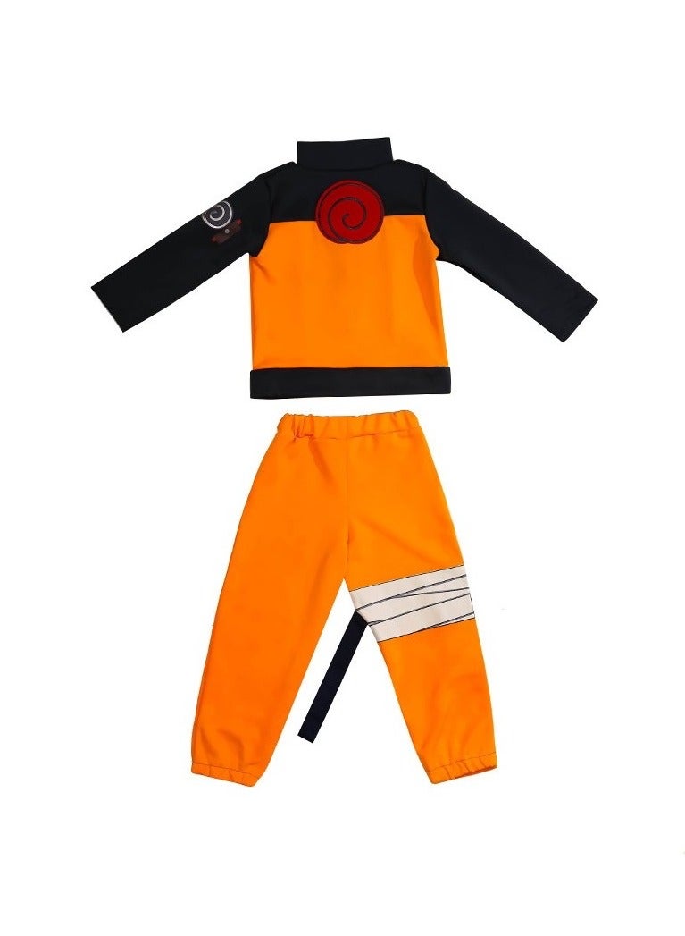 Anime Naruto Whirlpool Naruto Cosplay Costume For Kids - Image 2