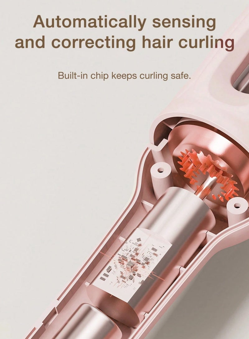 PANDA JOJO Automatic Curling Iron, 28mm Rotating Curling Iron, Four Temperature Levels Can be Selected, Anti-Tangle Rotating Curling Wand for Hair Styling - Image 3