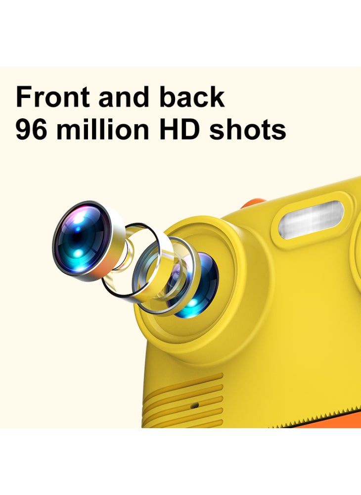 D8 Dual-Lens Children Video Camera Kid's Educational Toy Supporting 128GB Memory Card - Pink - Image 5