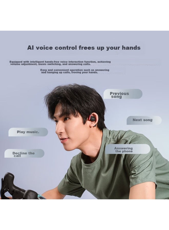 Cleerarc3 Noise-cancelling Version, Non-in Open-ear Headphones, Gold List Hanging Ear Style, Ai Smart Wireless Bluetooth Sports Earphones, Compatible With Huawei, Apple, Xiaomi, National Subsidy, Mysterious Black - Image 4