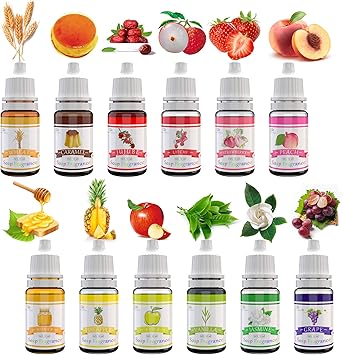 DecorRom Soap Fragrance Oil 12 Liquid Soap Scents Set for Bath Bomb Making Soap Making Supplies Concentrated Food Grade Soap Flavour Bath Bomb Scents for Cosmetic Crafts 10ml035oz Each - Image 1