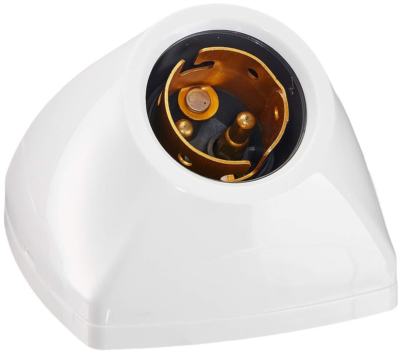 Anchor by Panasonic Fancy Lamp Holder Angle Type, ISI Certified, Secure Bulb Fit, Wall/Ceiling Mountable – White (Pack of 2) - Image 2