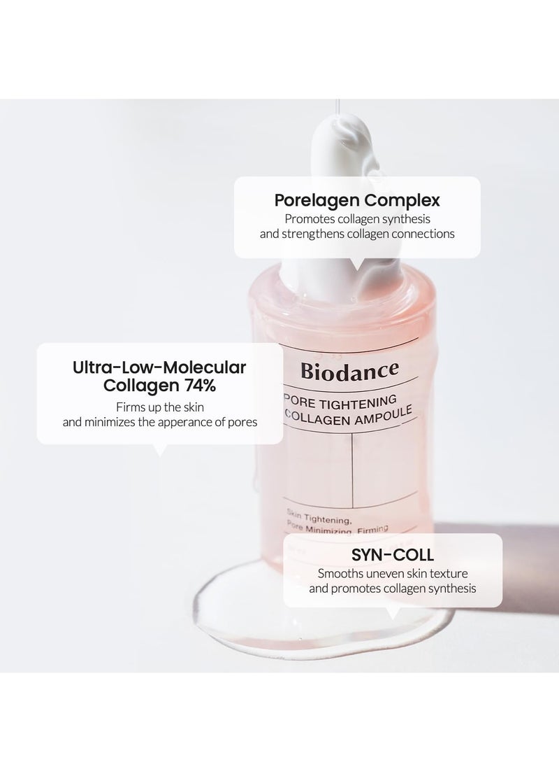 BIODANCE - Collagen Ampoule Korean Collagen Serum for Face, Pore Minimizing & Anti Aging Face Serum for Women 30ml - Image 1