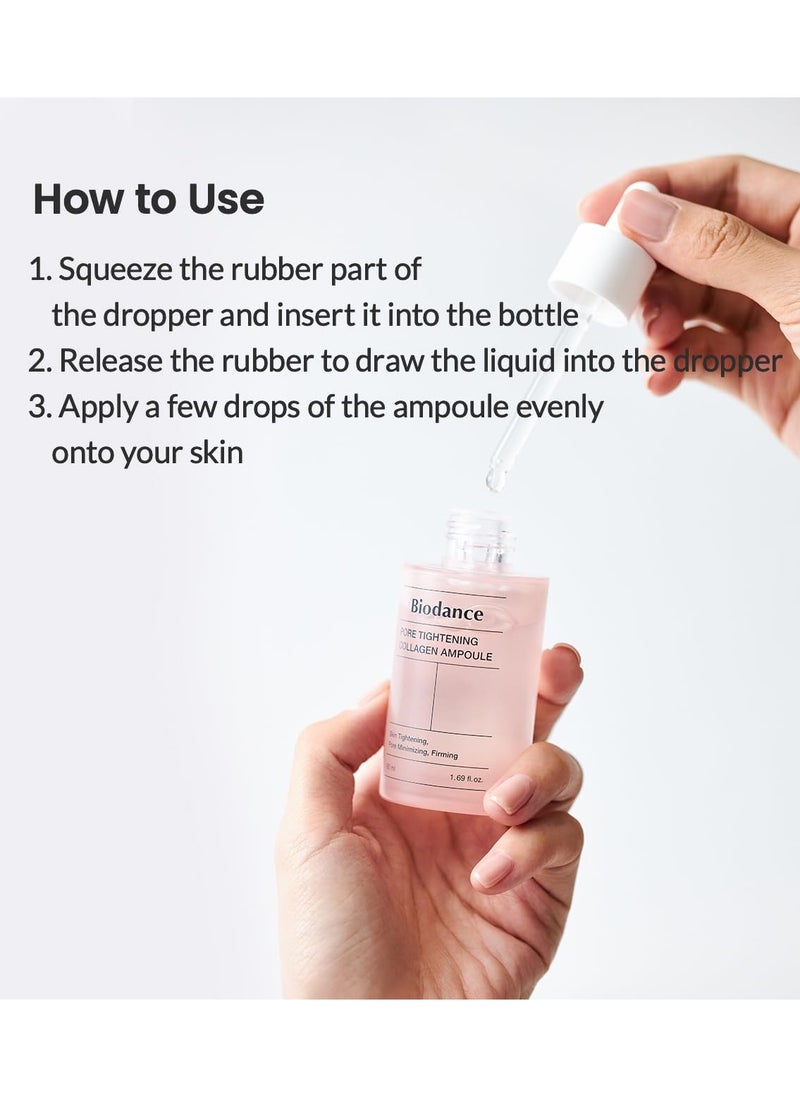 BIODANCE - Collagen Ampoule Korean Collagen Serum for Face, Pore Minimizing & Anti Aging Face Serum for Women 30ml - Image 1