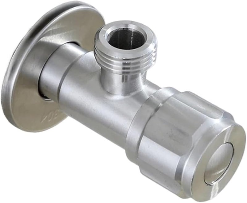 304 Stainless Steel Quarter Turn Angle Valve Water Stop Valve Modern Faucet Inlet - Image 1