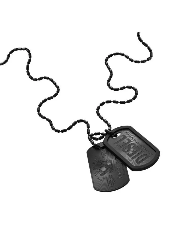 DIESEL Dx1554001 Dog Tag Necklace