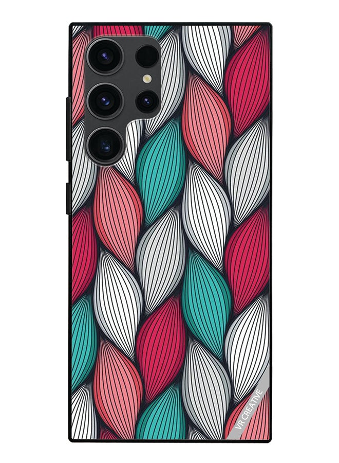VR CREATIVE Protective Case Cover For Samsung Galaxy S24 Ultra Abstract Design Multicolour - Image 1