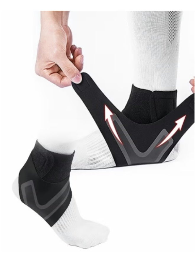 virenia 1 Pair Ankle Brace for Women & Men – Breathable, Comfortable & Adjustable Ankle Wrap – Ankle Support for Running, Basketball, Tennis, Hiking – Achilles Tendon, Minor Sprains, Joint Pain Relief – Injury Recovery & Prevention – One Size Fits All - Image 1