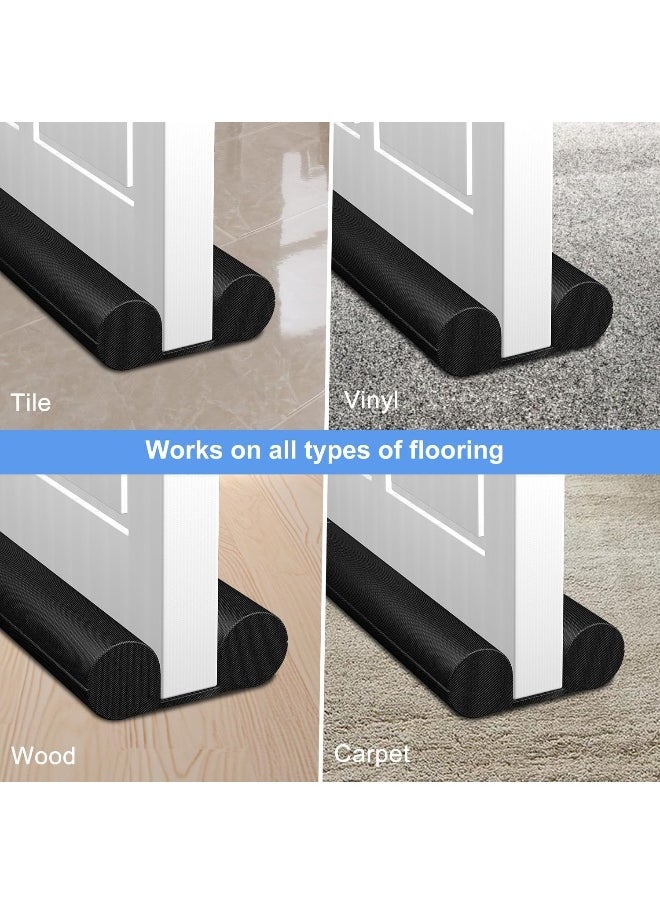 MOMENT - Door Draft Stopper 95Cm - Adjustable Twin Door Draft Blocker Washable & Cuttable - Image 1