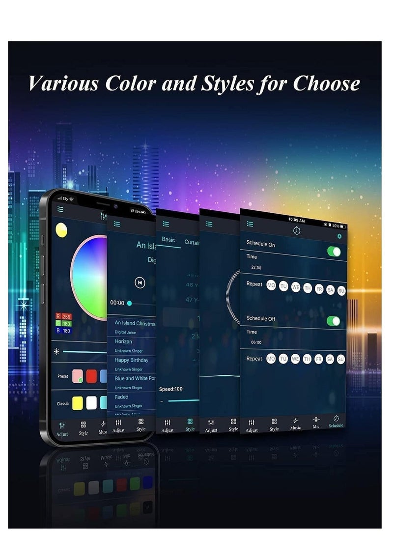 Raxoom ELTERAZONE  Corner Floor Lamp, RGB Color Changing Corner Lamp, Smart LED Floor Lamp Controlled by APP&Remote with Reactive Music Mode and DIY Mode, Dimmable LED Modern Floor Lamp - Image 4