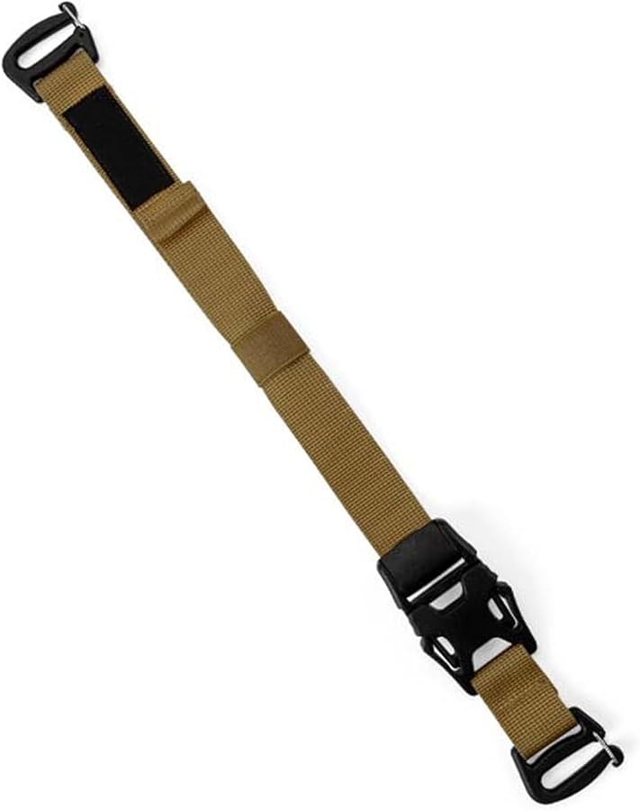 Khaki Heavy Duty Adjustable Gear Straps with Quick Release Buckles for Backpacks Tents Outdoor Equipment - Image 5