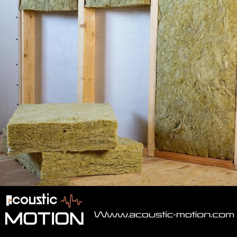 ACOUSTIC MOTION 6 Pack Rockwool Mineral Wool Insulation Board Rigid Acoustic High Temperature Insulation Board, 120 x 60 x 5 cm, Yellow 70kg/m3 - Image 5