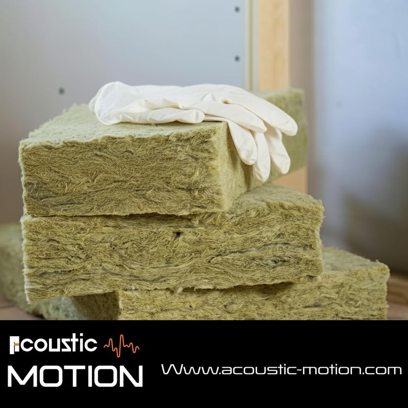 ACOUSTIC MOTION 6 Pack Rockwool Mineral Wool Insulation Board Rigid Acoustic High Temperature Insulation Board, 120 x 60 x 5 cm, Yellow 70kg/m3 - Image 3