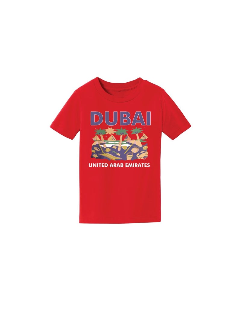 PRINTSHOP4ME Dubai Design Printed Boys Souvenir T-Shirt for Kids  - Image 3