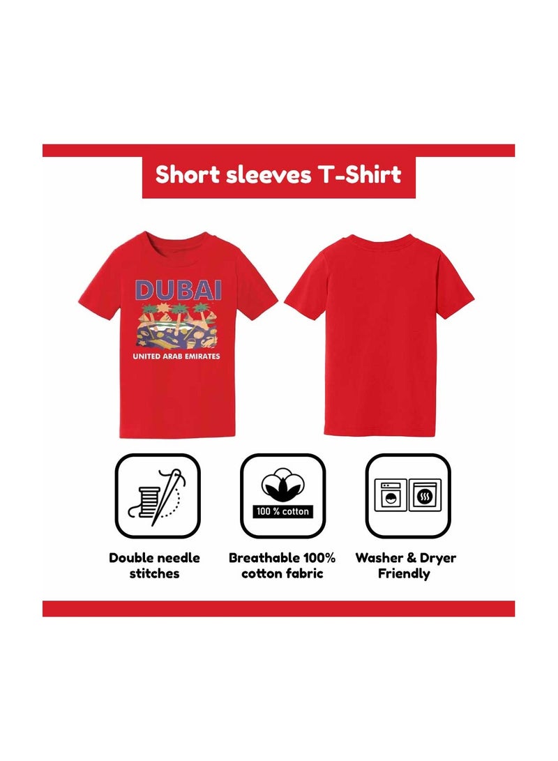 PRINTSHOP4ME Dubai Design Printed Boys Souvenir T-Shirt for Kids  - Image 4