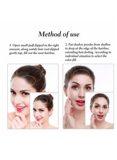 SUAKE Hair Shadow Powder,Hairline Powder, Shadow Powder Quickly Covers Hair Roots, Brow and Beard Lines Anti-Smudge 48 Hours, For Bald Spots, Forehead Grooming Powder Instant Coverage for Hairline-01#Brown  - Image 5