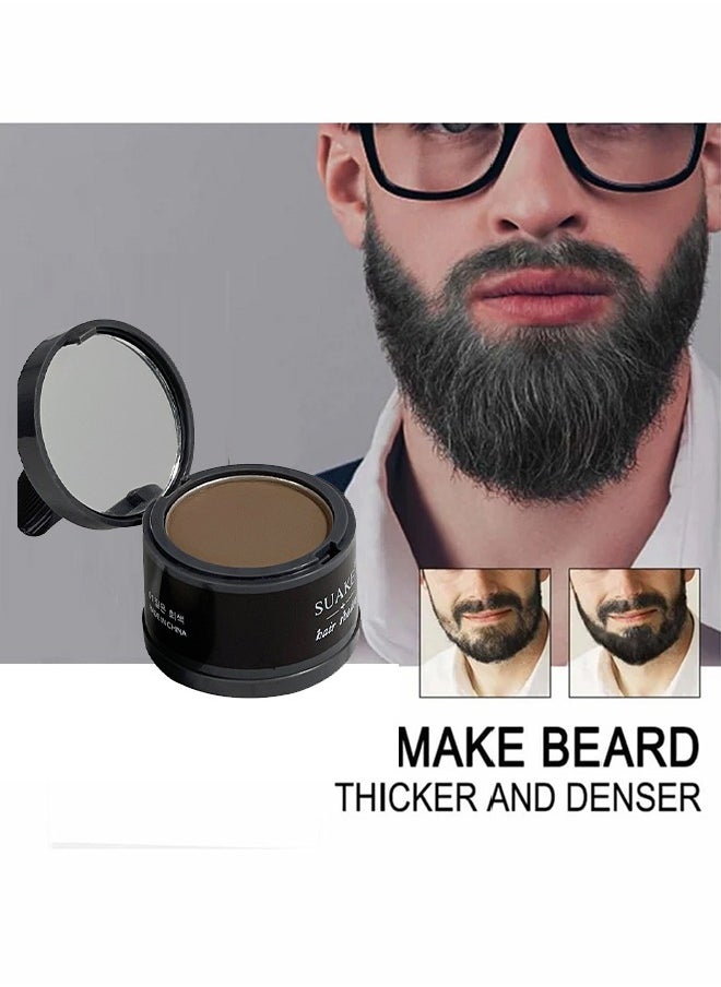 SUAKE - Hair Shadow Powder,Hairline Powder, Shadow Powder Quickly Covers Hair Roots, Brow and Beard Lines Anti-Smudge 48 Hours, For Bald Spots, Forehead Grooming Powder Instant Coverage for Hairline-01#Brown - Image 1