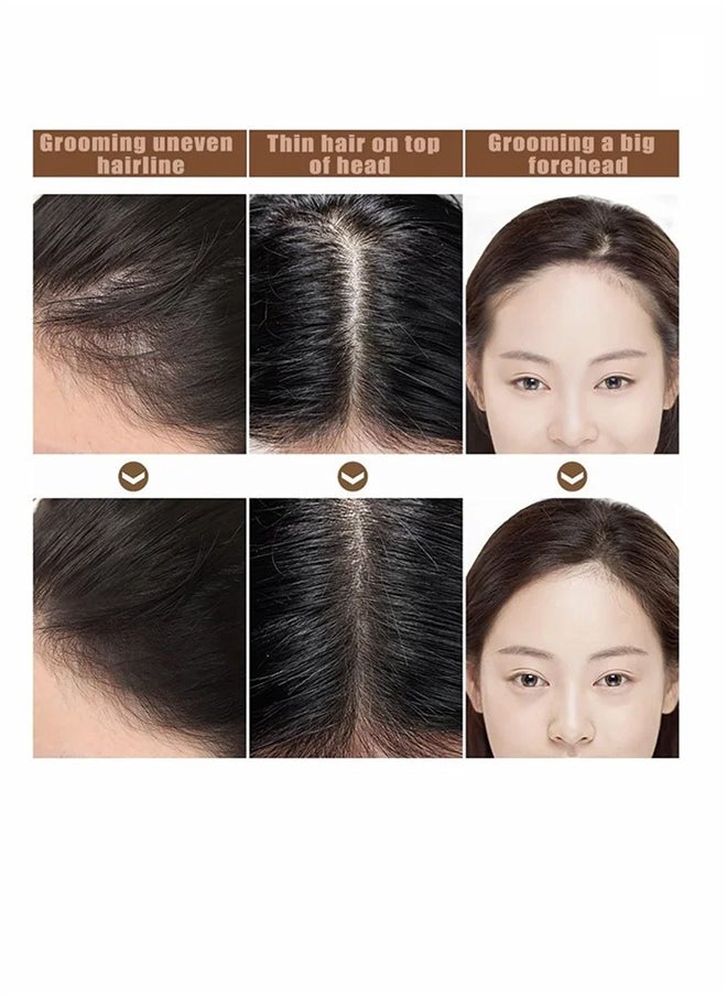SUAKE - Hair Shadow Powder,Hairline Powder, Shadow Powder Quickly Covers Hair Roots, Brow and Beard Lines Anti-Smudge 48 Hours, For Bald Spots, Forehead Grooming Powder Instant Coverage for Hairline-01#Brown - Image 1