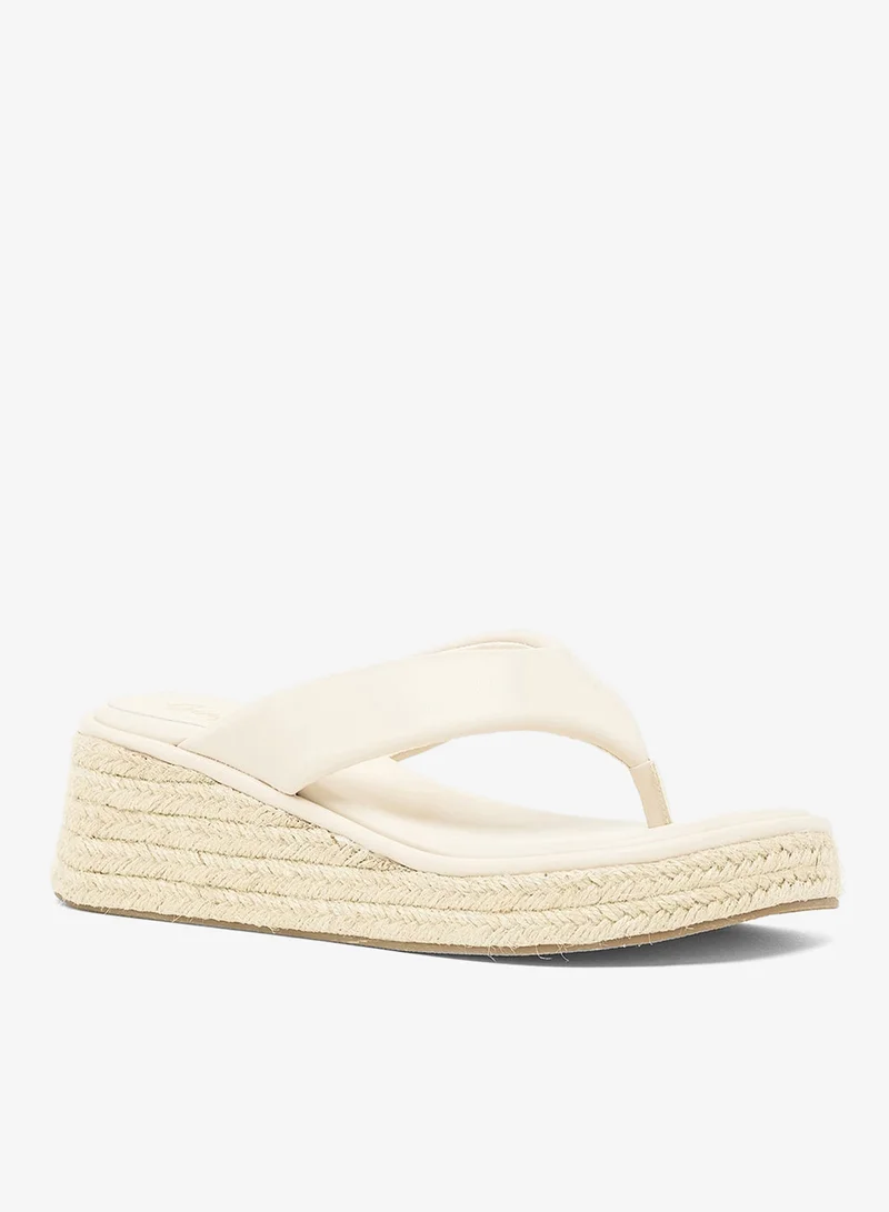Ginger Mid Wedge Thong Sandal