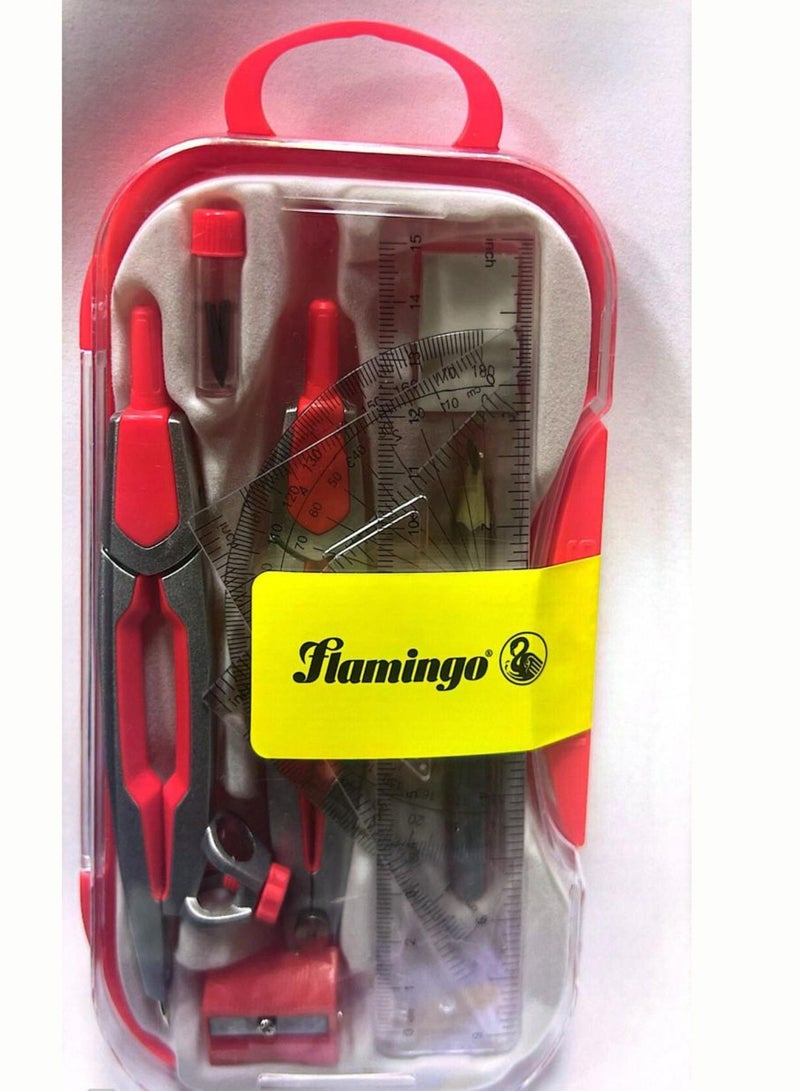 Flamingo Mathematical Instrument Set Assorted Color - Image 2