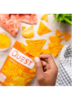 QUEST NUTRITION Quest Nutrition Tortilla Style Protein Chips Nacho Cheese( 32g Pack of 8)  - Image 4