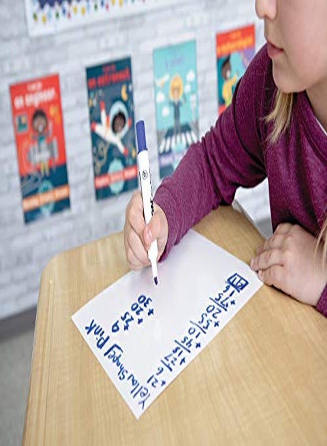 جو رايت! أوراق الكتابة والمسح الجاف ذاتية اللصق من GoWrite! PACASB8511، بيضاء، 8.5 × 11 بوصة، 30 ورقة - Image 2