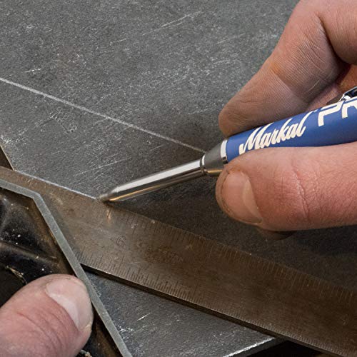 Markal PRO Refill, Silver Streak® Welding/Fabricating Marker, Reflective Silver (434-96271) 1 Pack - Image 4