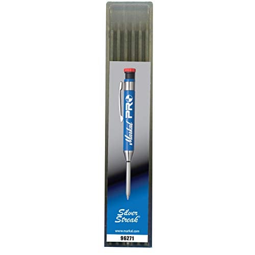 Markal PRO Refill, Silver Streak® Welding/Fabricating Marker, Reflective Silver (434-96271) 1 Pack - Image 2