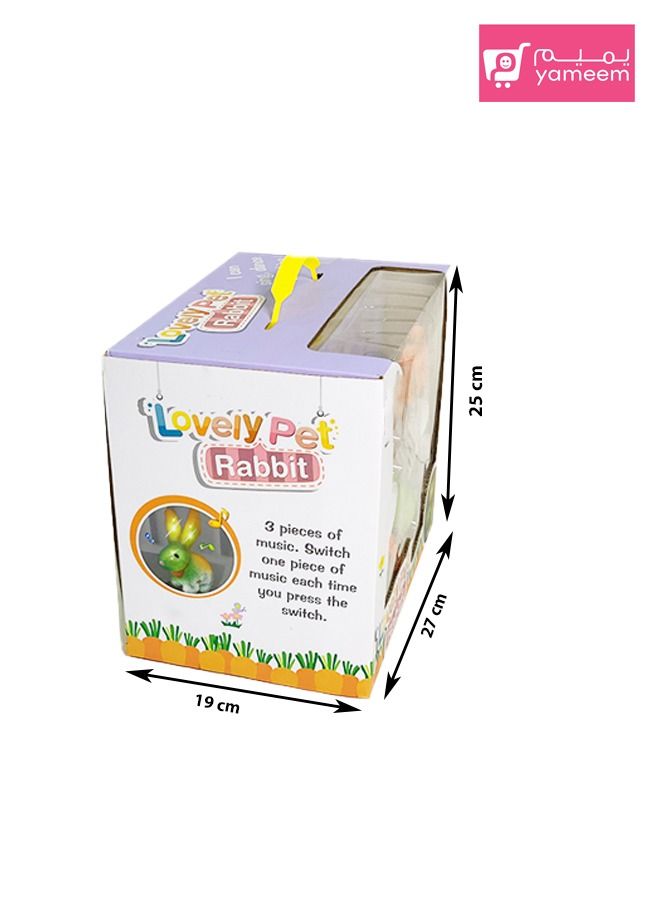 ياميم لعبة أرنب الحيوانات الأليفة الجميلة تغني الرقص وتألق - Image 3