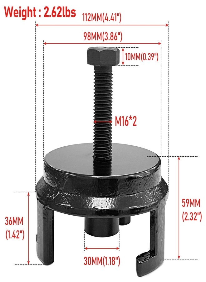 Socpuro GM Harmonic Balancer Puller, 25264 LS Crank Pulley Puller for GM Chrysler Jeep Dodge, Harmonic Damper Puller Without Tapped Holes for Engine Balancer Removal/Replacement - Image 2