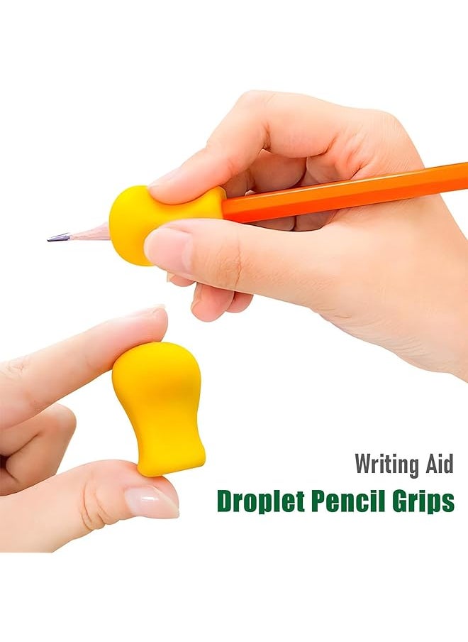 X spring - Pencil Grip 10 Pcs Pencil Grips For Kids Handwriting Pen Holders For Toddlers Writing Practice Tools Pencil Grippers For Correction Aid Universal Colorful Pencil Grippers Writing Aid - Image 1