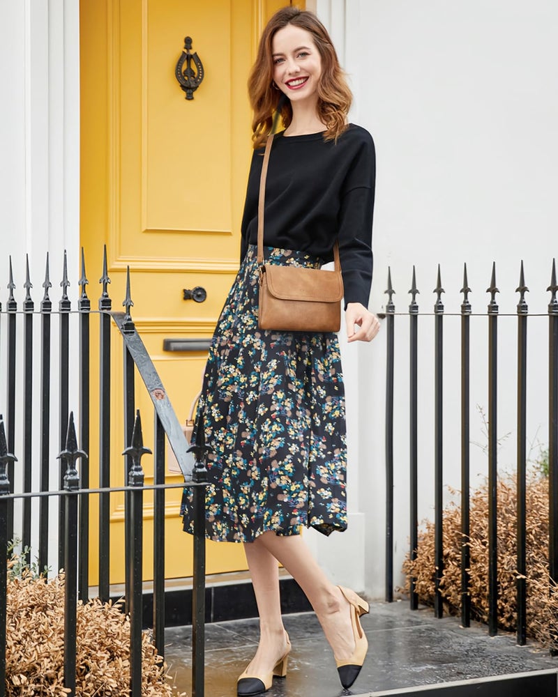 CHOLISS Small Crossbody Bags for Women, Vegan Leather Cell Phone Purse, Mini Travel Purse with Adjustable Strap Womens Gifts - Image 2