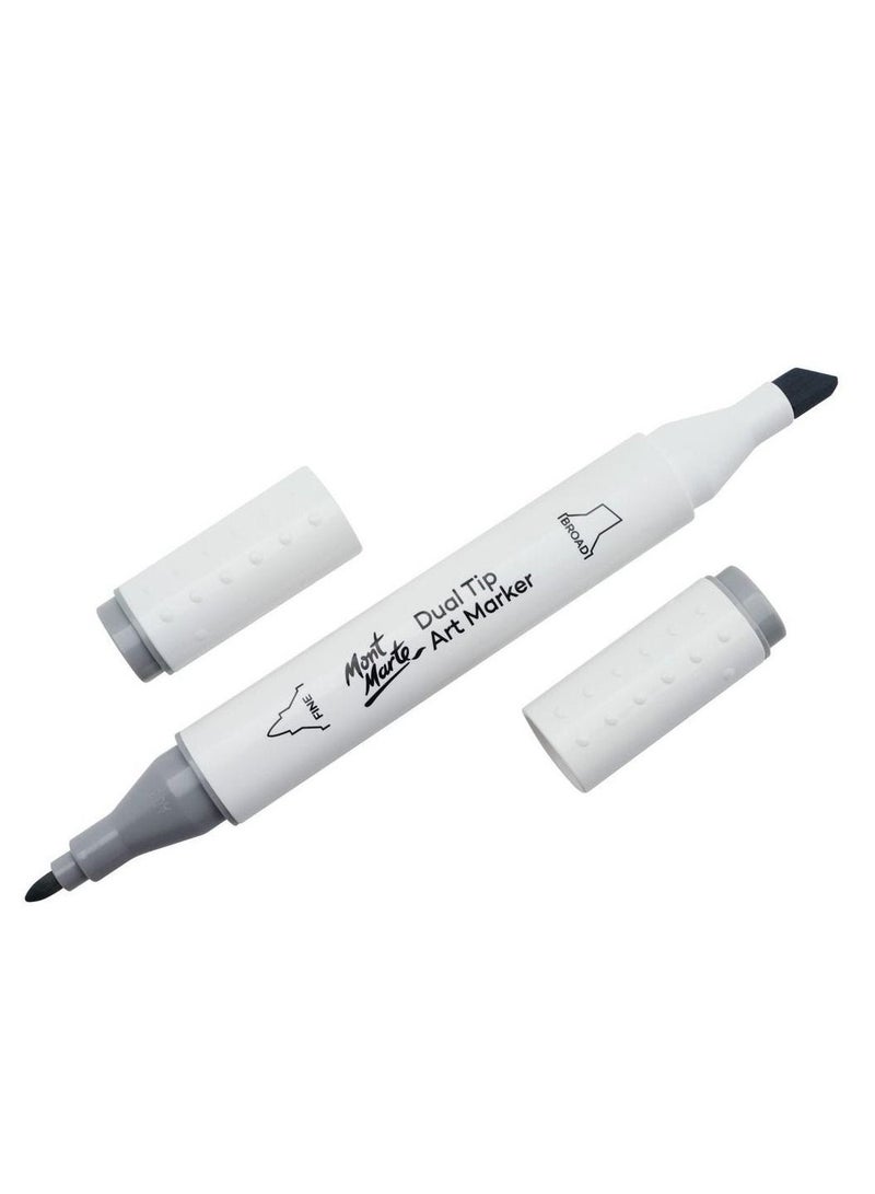 Mont Marte Dual Tip  Premium Art Marker Cool Grey - Image 1