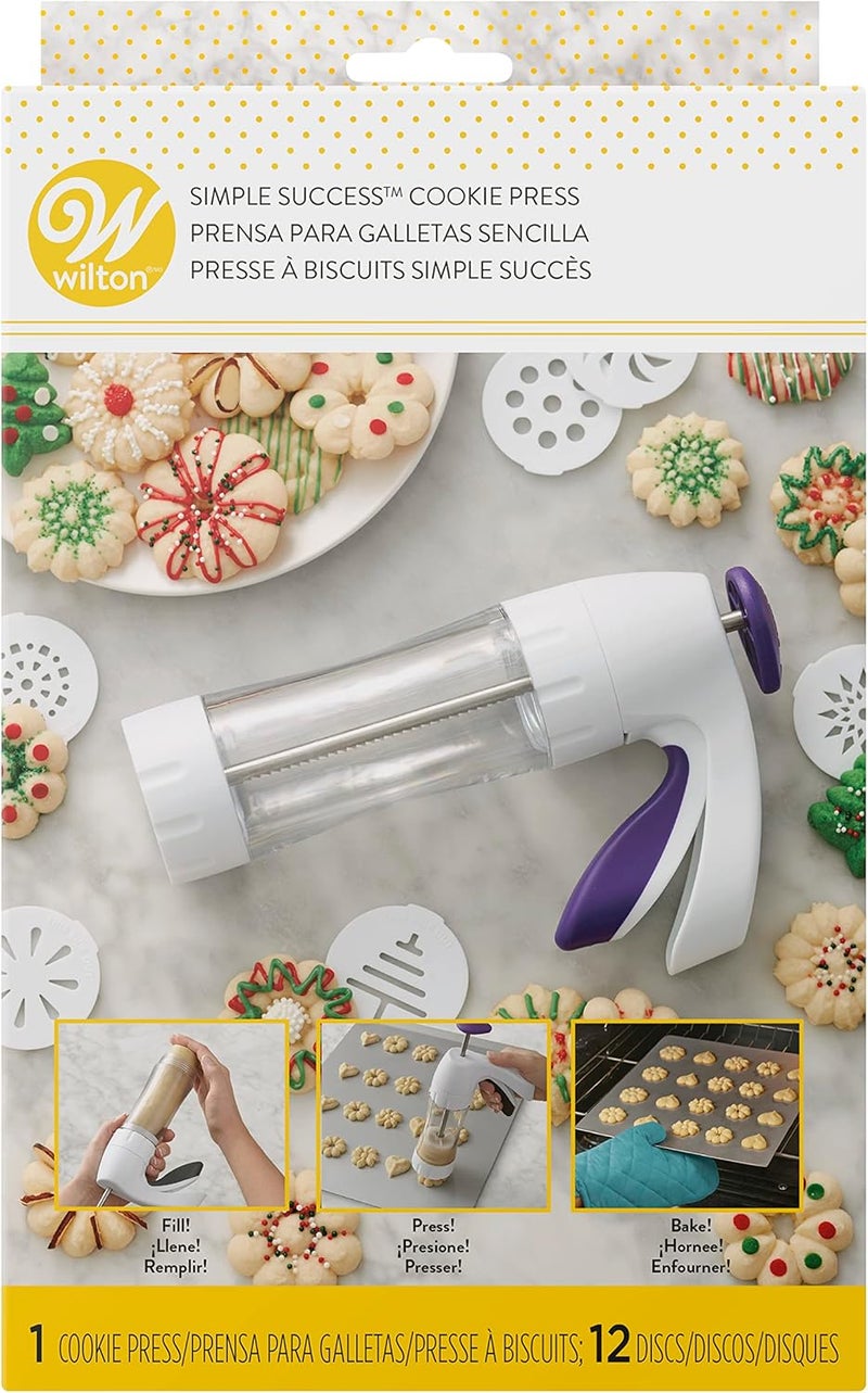 Wilton Simple Success Cookie Press 13Piece - Image 2