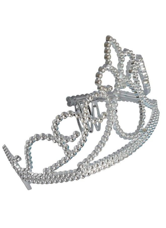 XiangGuanQianYing - Dress Up Crown Princess Tiaras Party Tiaras Silver 12 Pack - Image 1
