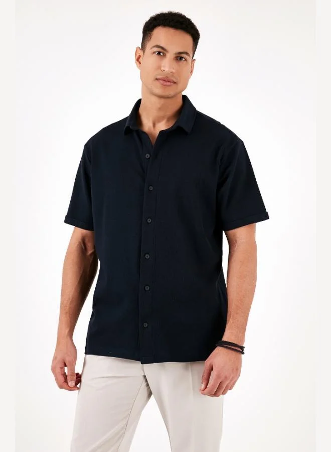 Buratti  Buratti Cotton Regular Fit Short Sleeve Shirt Men's SHIRT 5902724 for Men | Best Price UAE