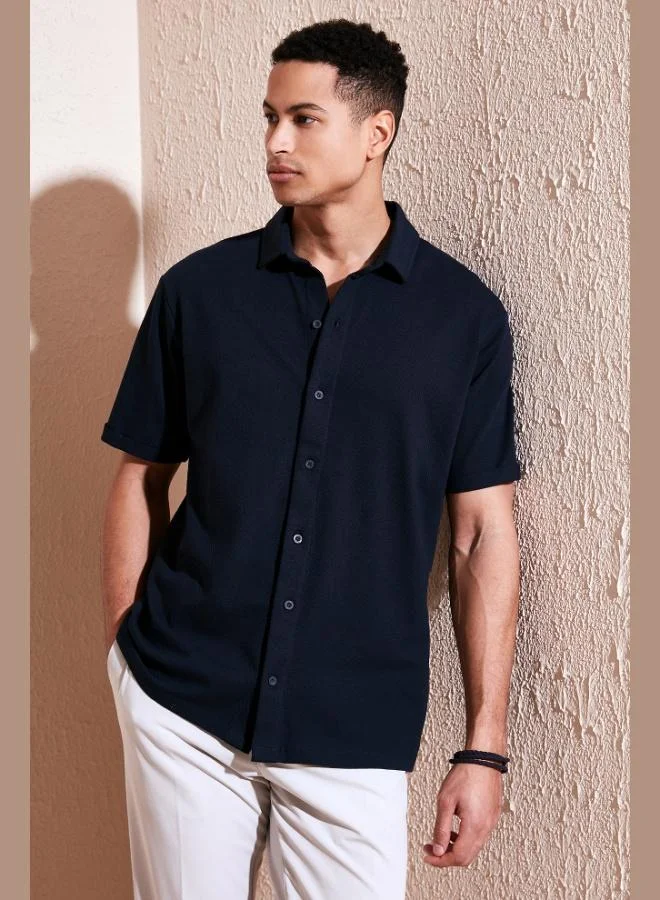 Buratti  Buratti Cotton Regular Fit Short Sleeve Shirt Men's SHIRT 5902724 for Men | Best Price UAE