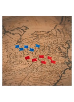 Y&D Push Pins, 400 PCS Map Tacks, Marking 8 Assorted Colors, Thumb Tacks Plastic Head, with Steel Point, Colored for Cork Bulletin Board, Picture Hanging at Home School  - Image 2