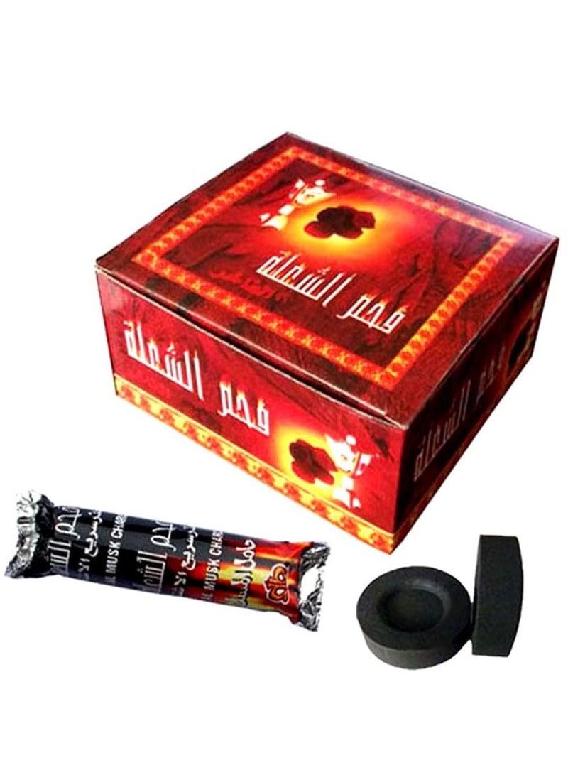 Premium Bakhoor Coal Shola Charcoal Musk Tablets Black 300 Pieces - Image 4