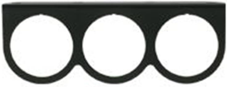 Equus 9943 Triple Gauge Mounting Panel - Black