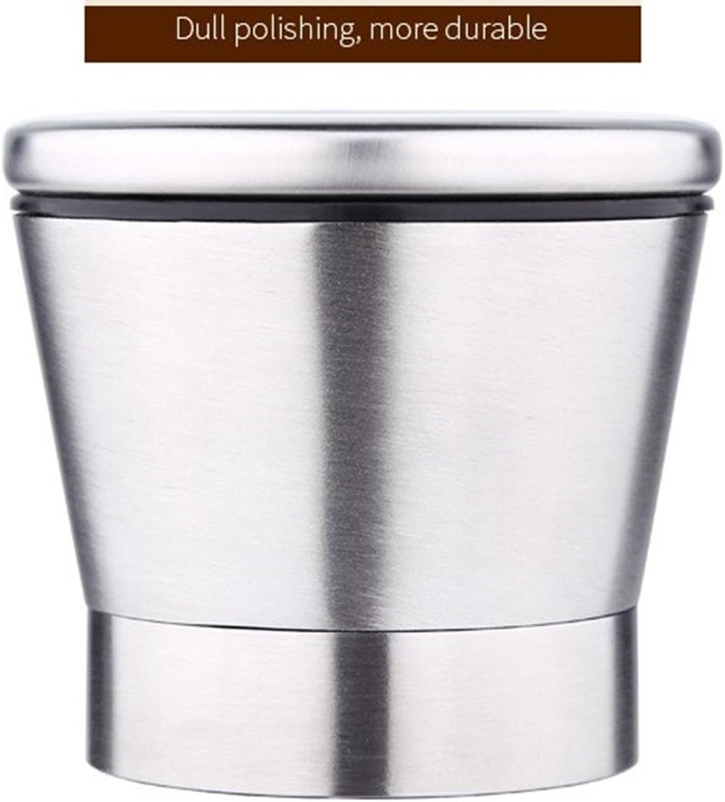 Blue Snail Stainless Steel Manual Grips Glass Salt Pepper Grinder Seasoning Bottle (5.1", Silver) - Image 1