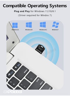 EXPGlobal USB Receiver for Bluetooth Keyboard Mouse,Bluetooth USB,Keyboard Dongle Replacement,Unifying Receiver,Realtek Chips,Stable Performance,Support Win10/8/7,for Laptop,Headset,Speakers  - Image 4