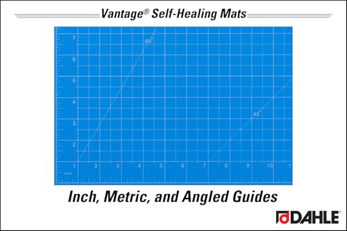 Dahle Vantage 10691 Premium Self-Healing Cutting Mat, 12"x18", 1/2" Grid, 5 Layers for Max Healing, Perfect for Crafts & Sewing, Blue - Image 3