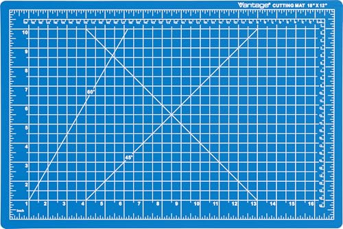 Dahle Vantage 10691 Premium Self-Healing Cutting Mat, 12"x18", 1/2" Grid, 5 Layers for Max Healing, Perfect for Crafts & Sewing, Blue - Image 1