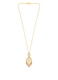 Malabar Gold and Diamonds 22 Carat 916 Purity Yellow Gold Uncut Diamond Pendant EGNFNC291PN5_Y For Women  - Image 1