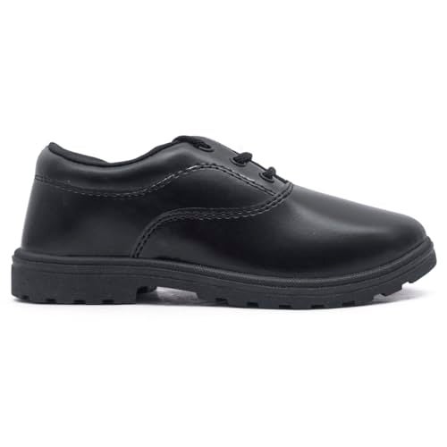 ASIAN Boy's School Shoes with Laces Black - Image 2