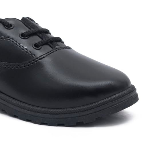 ASIAN Boy's School Shoes with Laces Black - Image 3