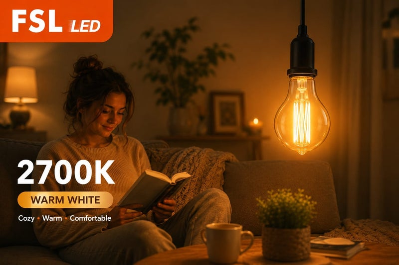 إف اس إل لمبة LED فيلمنت 7.5 واط إضاءة دافئة 2700K موفرة للطاقة - Image 5
