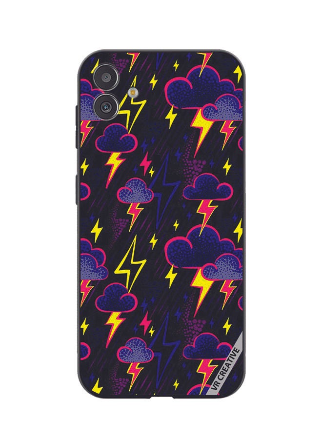VR CREATIVE Protective Case Cover For Samsung Galaxy F14 Lightening Design Multicolour - Image 1